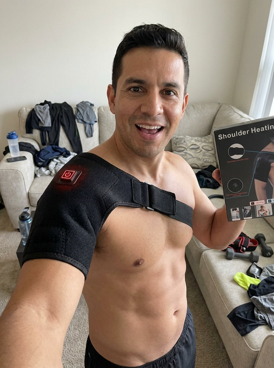 Faja Térmica para Hombro con Calor Terapéutico — Alivio Inmediato del Dolor